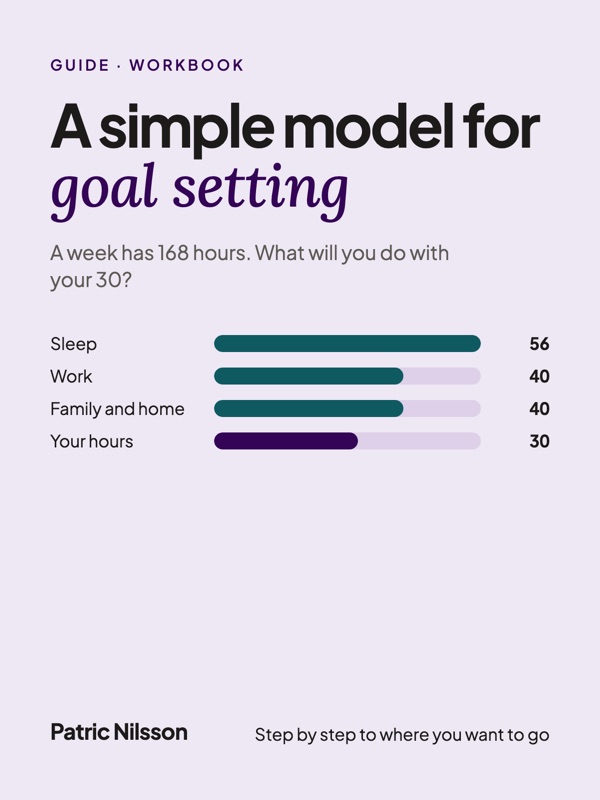 Cover: A simple model for goal setting